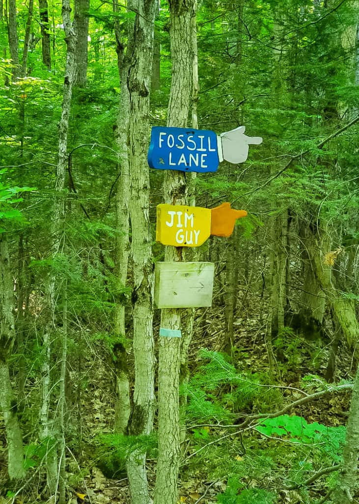 Manitoulin Island Camping - Hiking Trail Markers