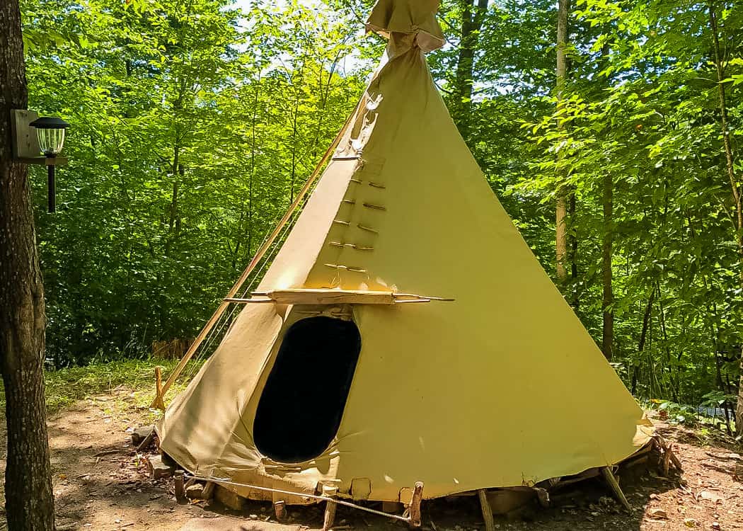 Manitoulin Island Camping - Tipi-Tenting